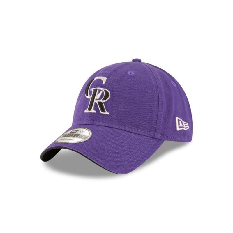 MLB Colorado Rockies Core Classic Alt 2 9Twenty Adjustable (APR3004) - Black New Era Caps